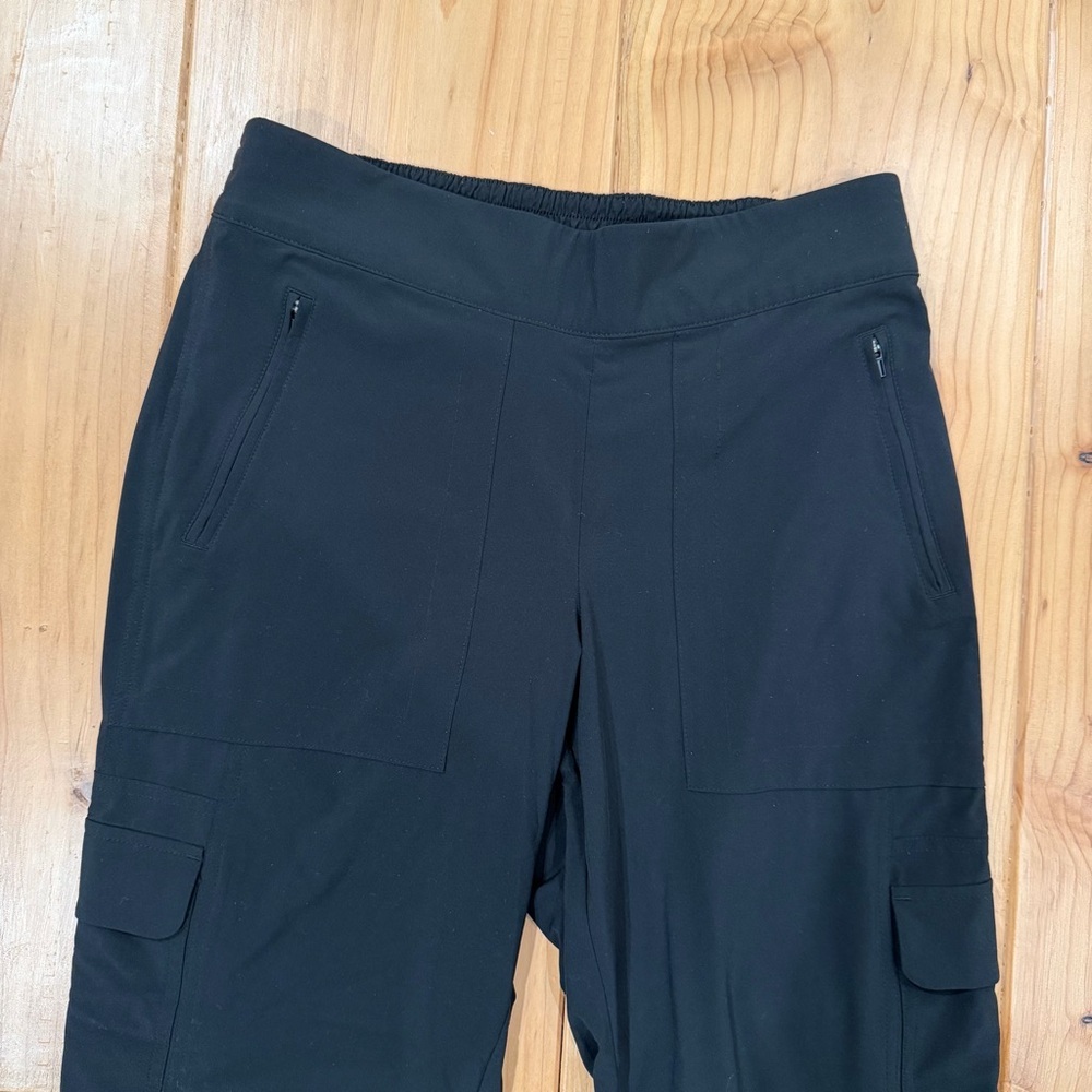Athleta Black Cargo - Lined Jogger Pants
